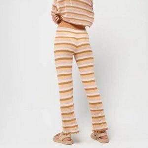 NWOT L*SPACE Turn the Tide Wide Leg Crochet Pants Size Medium